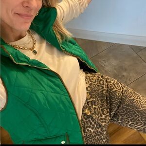 Green Quilted woman’s  Vest